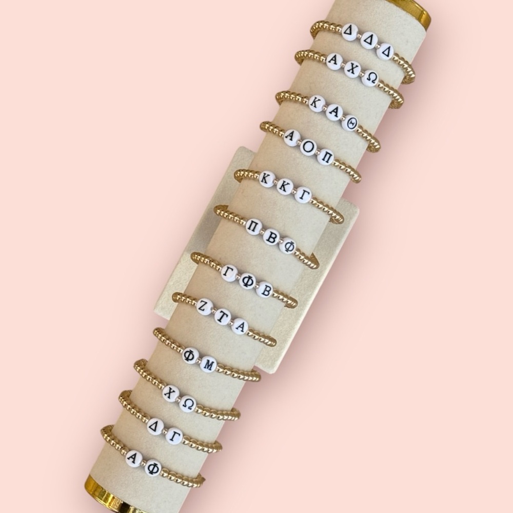 14k Gold Filled Sorority Bracelets